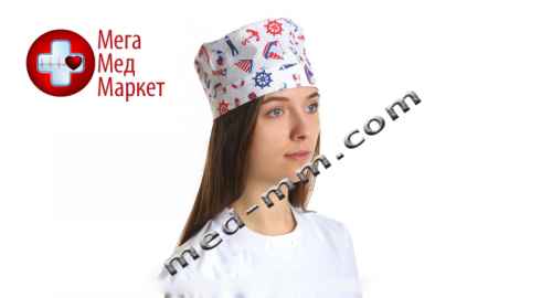 Купить Медицинская шапочка принт №13 цена, характеристики, отзывы